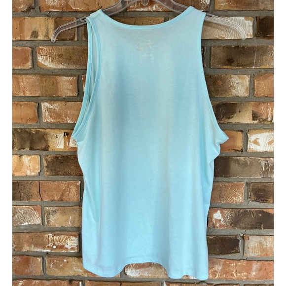 Nike Women’s Sleeveless Athletic Cut Sea Green Dri-Fit Tank Size Large - Picture 2 of 6